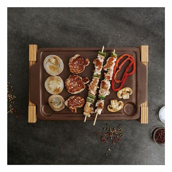 Stone Cooking Grill Anaflor Ceramic (36,5 X 24 cm)