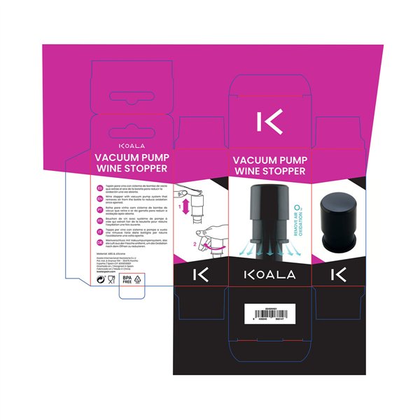 Vacuum Pump and Wine Stopper Koala 6640NN01