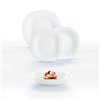 Dinnerware Set Luminarc Carine White Glass 18 Pieces