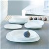 Dinnerware Set Luminarc Carine White Glass 18 Pieces