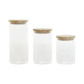 Set of 5 lunch boxes Quid Frost Transparent Glass (5 Units)