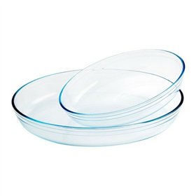 Set of Oven Dishes Ô Cuisine 334SA06 Transparent Glass