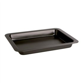 Non-Stick oven Tray Quid Sweet Grey Black Metal 42 x 32 x 4 cm