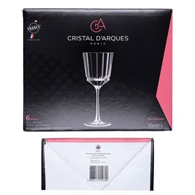 Wine glasses Cristal d’Arques Paris 7501612 Transparent Glass 250 ml (6 Pieces)
