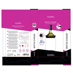 Bottle Cooler Koala Nature Suit Multicolour 19 x 15 x 40 cm (2 pcs)