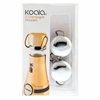 Set of Plugs and Sockets Koala Silver Wine cellar Plastic (2 uds)