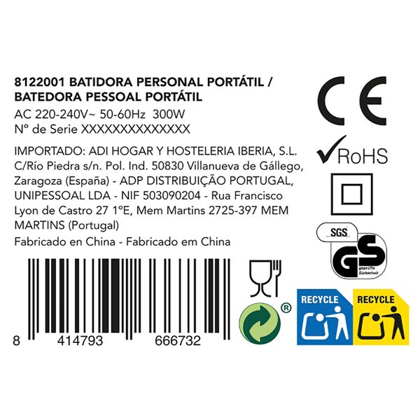 Cup Blender Dcook Gallery Bicoloured 600 ml