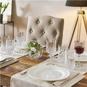 Glass Cristal d’Arques Paris Longchamp Transparent Glass (28 cl)