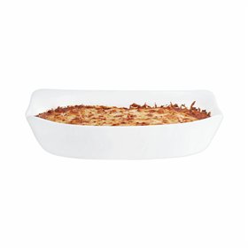 Oven Dish Luminarc Smart Cuisine White Glass 34 x 25 cm