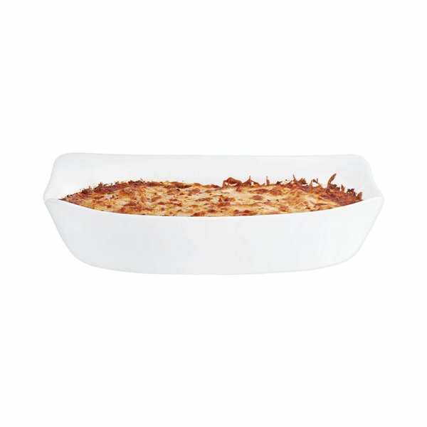 Oven Dish Luminarc Smart Cuisine White Glass 34 x 25 cm