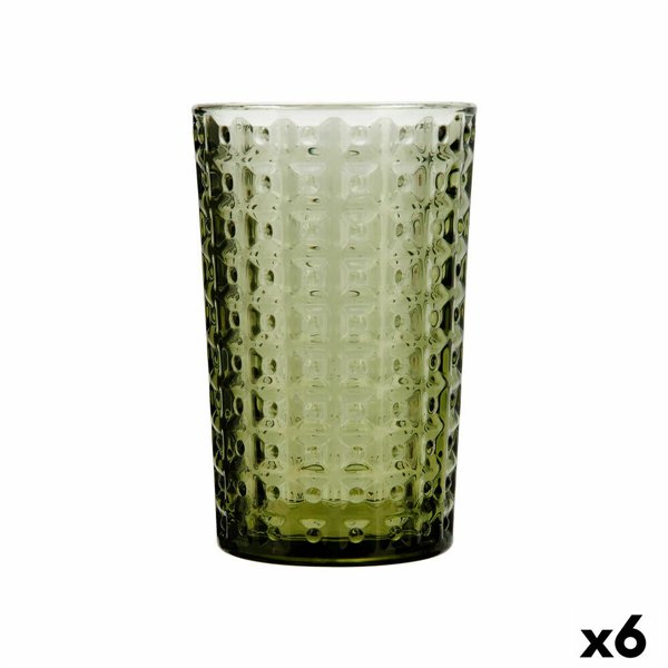 Glass La Bouchée Alma Green Glass (350 ml) (Pack 6x)