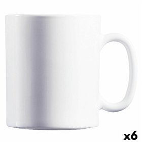 Cup Luminarc Evolutions White Glass 320 ml (6 Units) (Pack 6x)