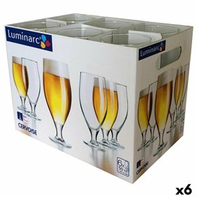 Beer Glass Luminarc Spirit Bar Transparent Glass 500 ml 6 Units (Pack 6x)