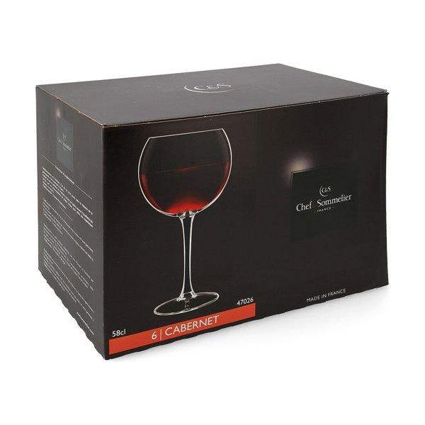 Wine glass Chef & Sommelier Cabernet 6 Unidades 580 ml 6 Pieces (58 cl)
