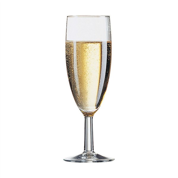 Champagne glass Arcoroc Transparent Glass 12 Units (17 CL)