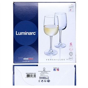 Wine glass Luminarc Versailles 6 unidades 270 ml (27 cl)