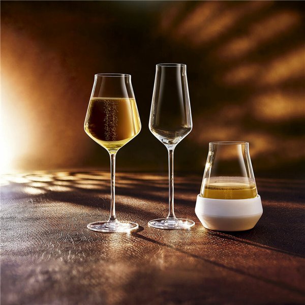 Wine glass set Chef & Sommelier Reveal Up Transparent Glass 550 ml (6 Units)