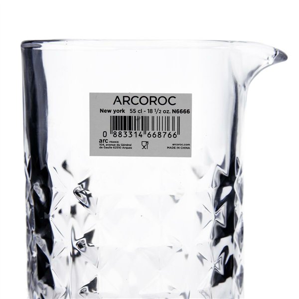 Cocktail Maker Arcoroc New York Transparent Glass 550 ml (0,55 L)