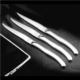 Meat Knife Set Amefa Virgule Silver Metal 23,5 x 1,9 x 0,8 cm (12 Units)