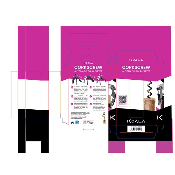 Corkscrew Koala Hightech Deluxe Metal