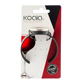 Wine Thermometer Koala Bodega Watch Black Plastic 7,5 x 7,5 cm (Pack 12x)