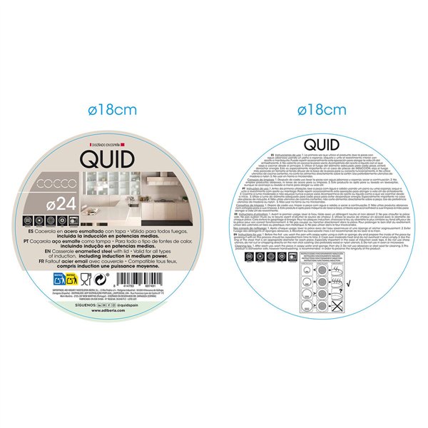 Casserole with lid Quid Cocco