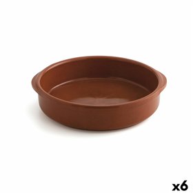 Saucepan Raimundo Barro Profesional Brown Ceramic Ø 24 cm (6 Units)