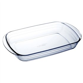 Oven Dish Ô Cuisine Ocuisine Vidrio Transparent Glass Rectangular 39 x 24 x 6 cm (6 Units)