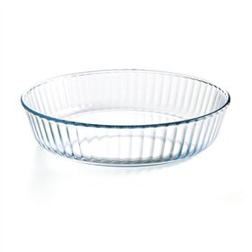 Oven Mould Ô Cuisine Circular 26 x 26 x 5,9 cm Transparent (6 Units)