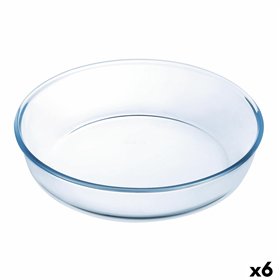 Cake Mould Ô Cuisine Ocuisine Vidrio Transparent Glass Circular 26 x 26 x 6 cm 6 Units