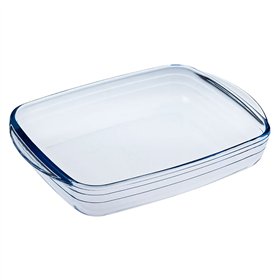 Rectangular Mould Ô Cuisine Ocuisine Vidrio Transparent Glass 23 x 15 x 5 cm Rectangular (6 Units)
