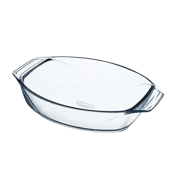 Oven Dish Pyrex Irresistible Transparent Glass Oval 35,1 x 24,1 x 6,9 cm (6 Units)