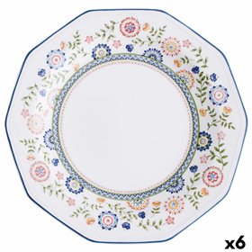 Flat plate Churchill Bengal Ceramic China crockery (Ø 27 cm) (6 Units)