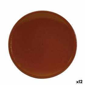 Tray Raimundo Barro Profesional Brown Ceramic Baked clay Ø 22 cm Refractor (12 Units)