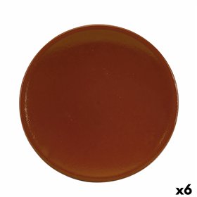 Tray Raimundo Barro Profesional Brown Ceramic Baked clay Ø 26 cm Refractor (6 Units)