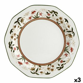 Serving Platter Queen´s By Churchill Assam Circular White Ceramic China crockery (3 Units)