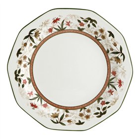 Serving Platter Queen´s By Churchill Assam Circular White Ceramic China crockery (3 Units)