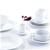 Deep Plate Quid Basic White Ceramic Ø 21,5 cm (12 Units)