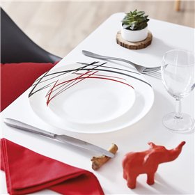 Dessert dish Arcopal Domitille Bicoloured Glass (Ø 18 cm) (12 Units)