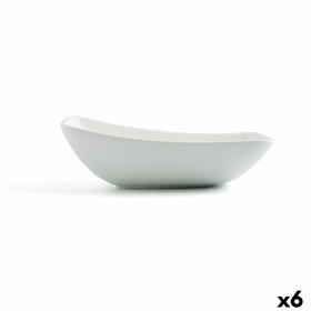 Snack Bowl Ariane Vital Rectangular White Ceramic Rectangular (6 Units)