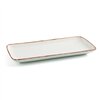 Serving Platter Ariane Terra Rectangular Ceramic Beige (36 x 16,5 cm) (6 Units)