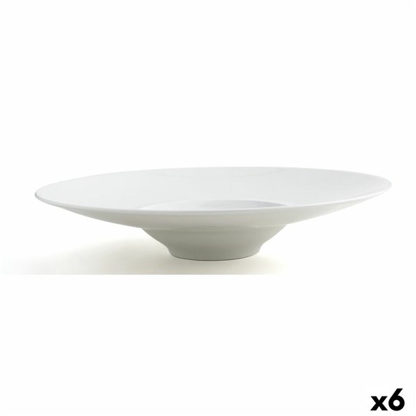 Deep Plate Ariane Gourmet White Ceramic Ø 29 cm (6 Units)
