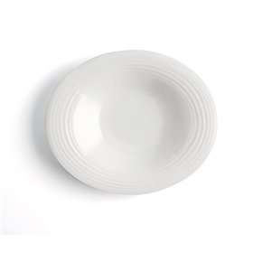 Deep Plate Ariane A'bordo Ceramic White (Ø 29 cm) (6 Units)