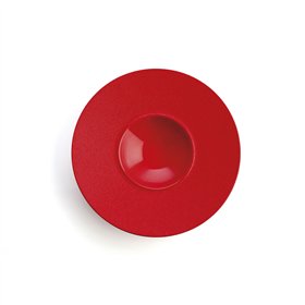 Deep Plate Ariane Antracita Ceramic Red (Ø 28 cm) (6 Units)