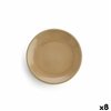 Flat Plate Anaflor Barro Anaflor Beige Baked clay Ø 29 cm Meat (8 Units)