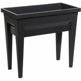Flat plate Ariane Rock Ceramic Black (Ø 31 cm) (6 Units)