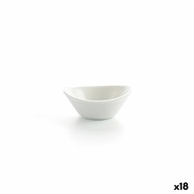 Appetizer Set Ariane Alaska White Ceramic 8,5 x 8,3 x 3,5 cm (18 Units)