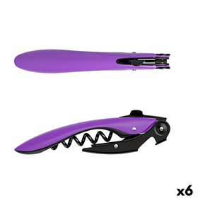Corkscrew Koala High Tech Metal 11,5 x 1,8 x 2,9 cm Violet (6 Units)