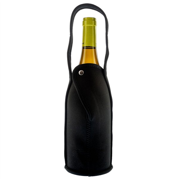 Bottle Cooler Koala Nature Black 21 x 9 cm Polyester (6 Units)