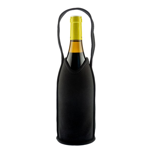 Bottle Cooler Koala Nature Black 21 x 9 cm Polyester (6 Units)